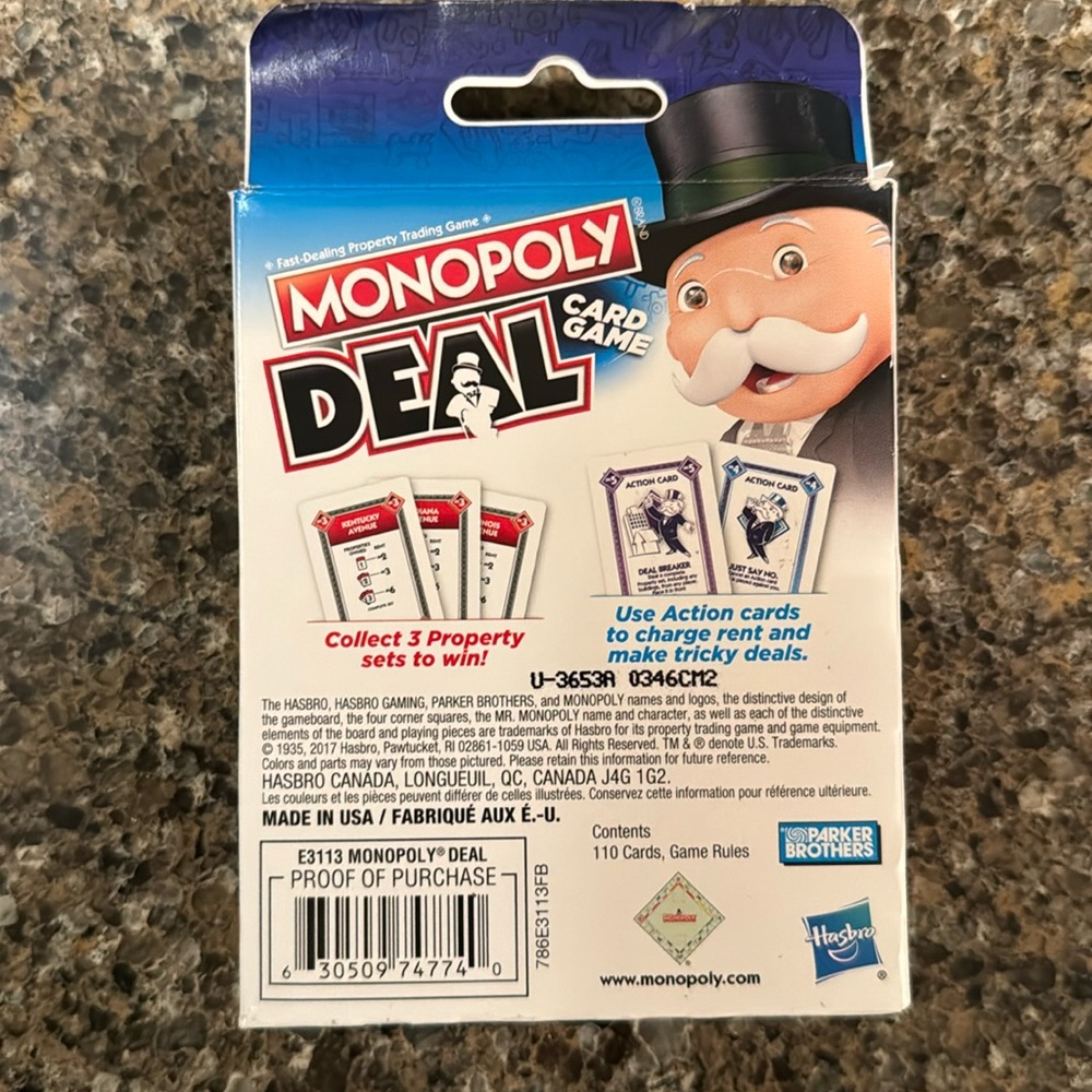 NEW Monopoly DEAL card game set - Picture 2 of 3